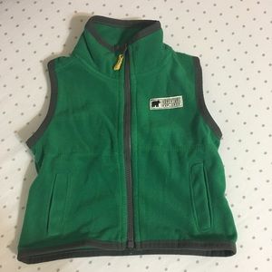 Carter’s green fleece vest